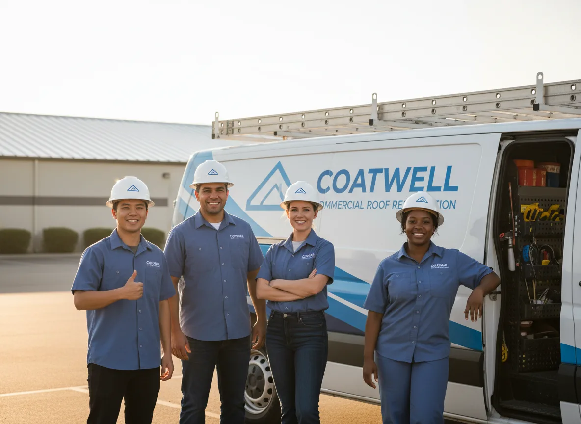 Commercial roof coating company in Reynolds, IN